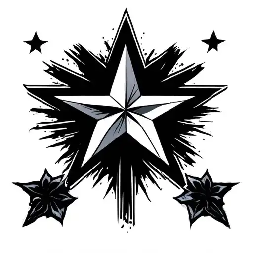 Blackstar tattoo design idea