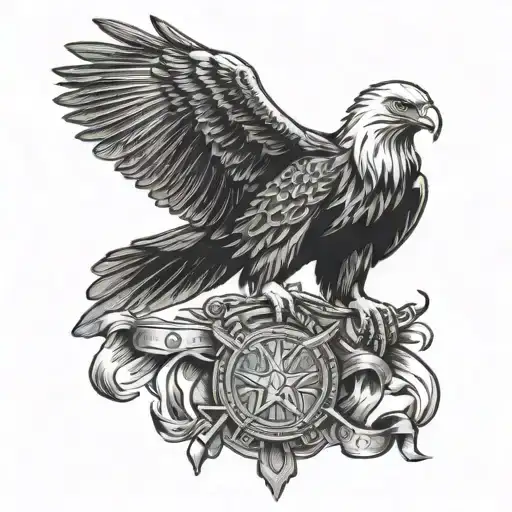 Eagle Scout tattoo design idea