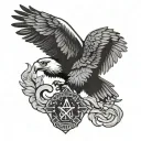 Eagle Scout tattoo design idea