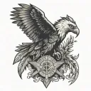 Eagle Scout tattoo design idea