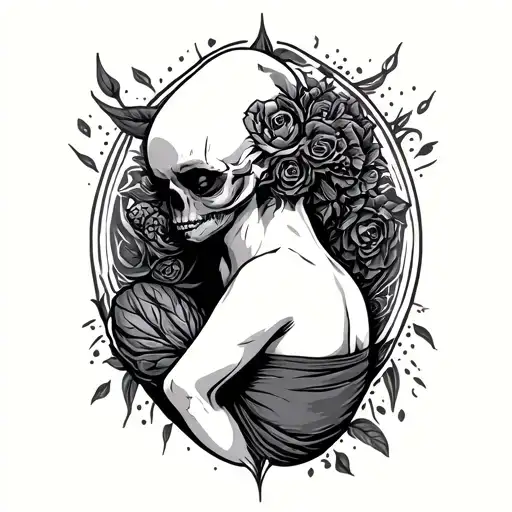 bum tattoo design idea