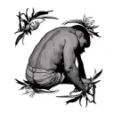 bum tattoo design idea