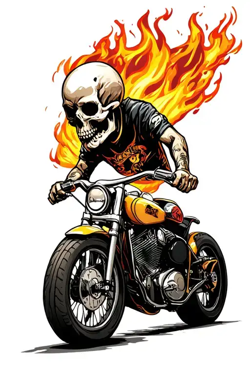 motorcycles, skulls, weird, race, tyres, smoke, fire, spark plug tattoo design idea