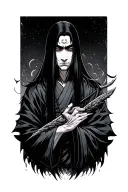 Sinigami Orochimaru tattoo design idea