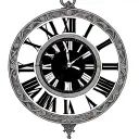 2002 in roman numeral clock tattoo design idea