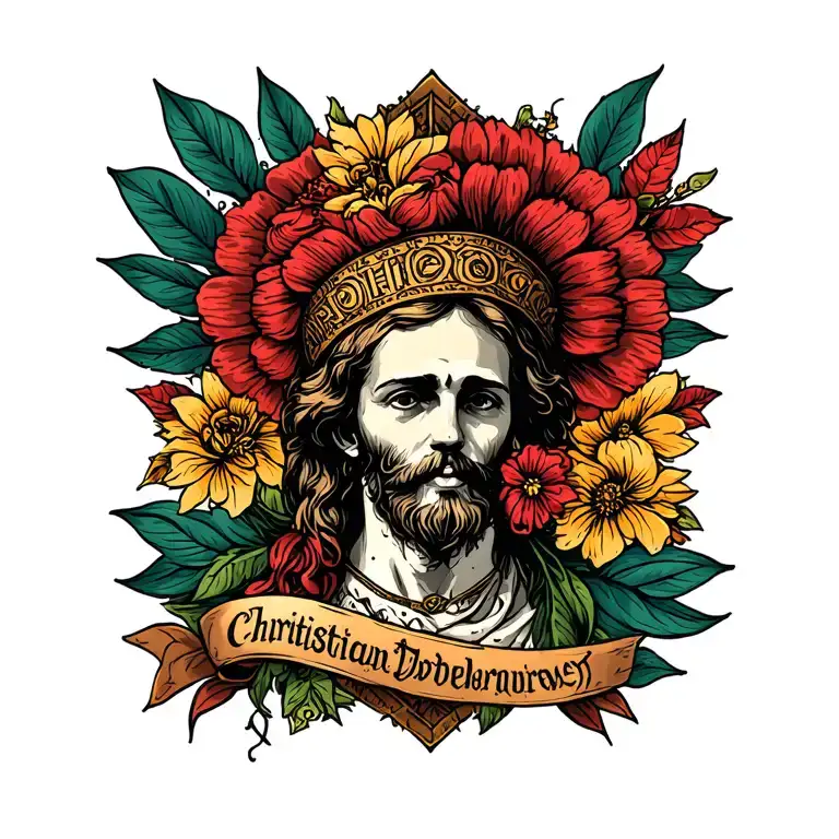 Christian tattoo design idea