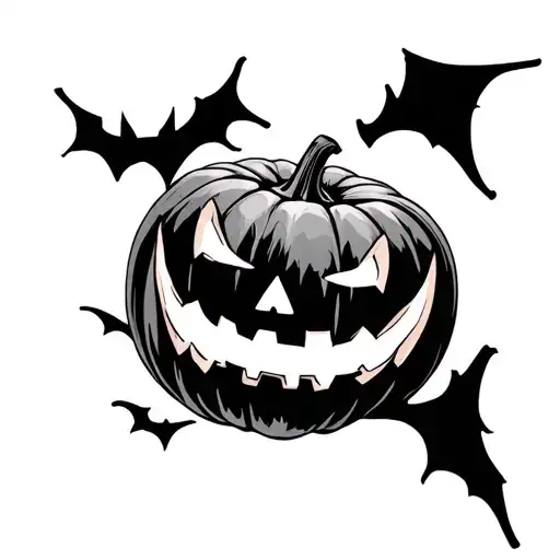 Jack O Lantern tattoo design idea