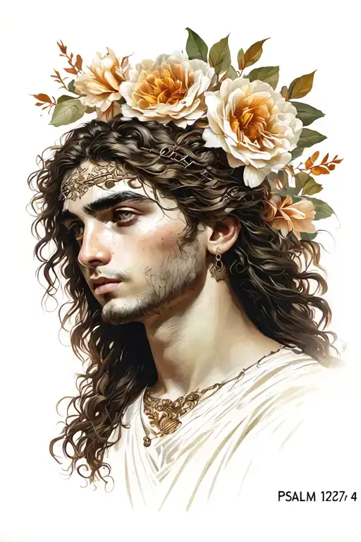 psalm 127:4 tattoo design idea