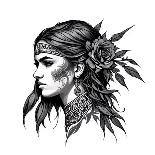 Albanian tattoo design idea