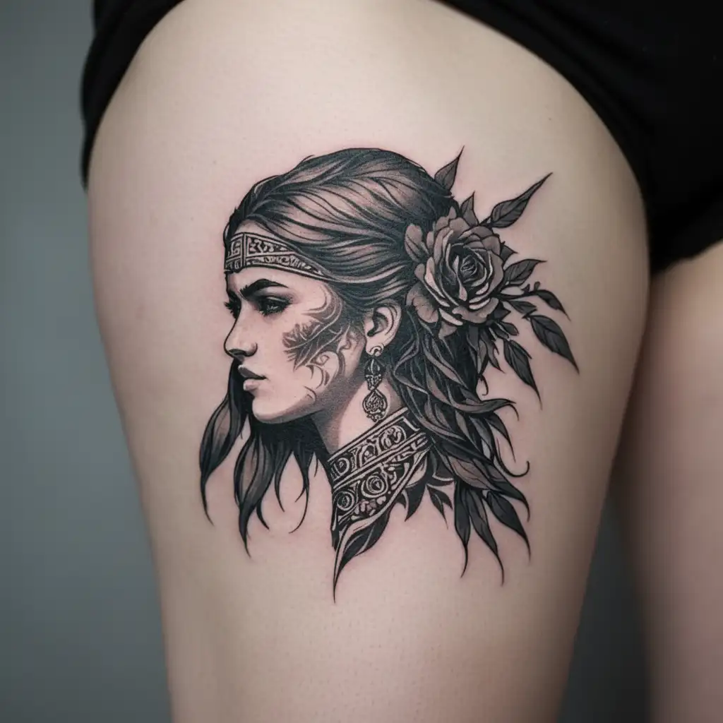 Albanian tattoo design idea