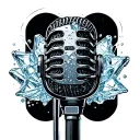 mic with ice  tattoo design idea