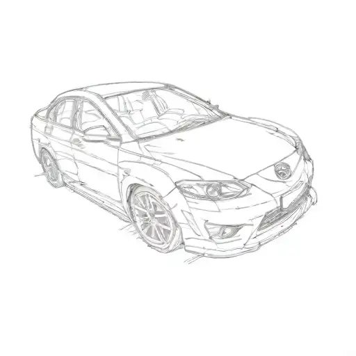 mazda sx4 tattoo design idea