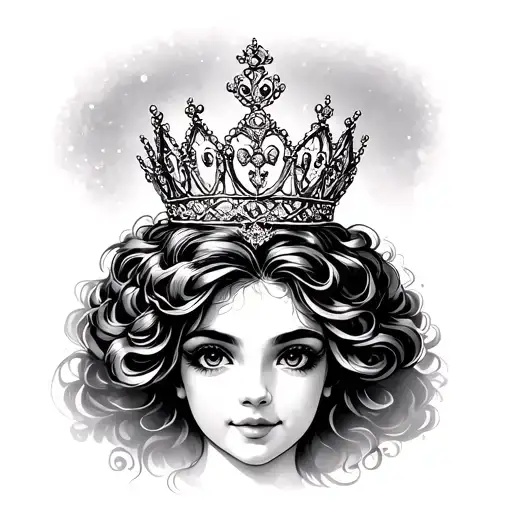 Princess Tiara tattoo design idea