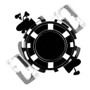 Poker Chip tattoo design idea