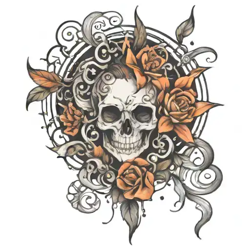 HOLD ON PAIN ENDS tattoo design idea