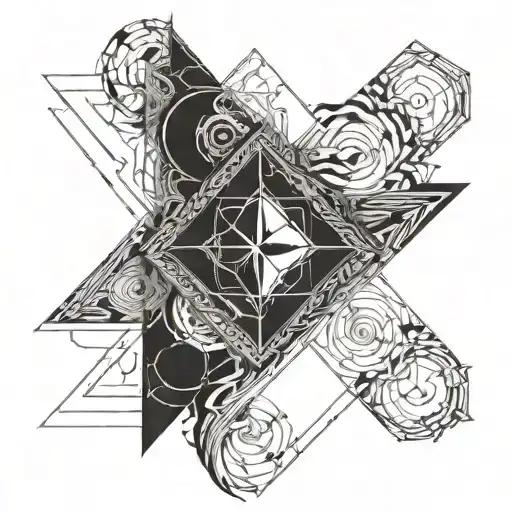 a mark of paranormal ritual tattoo design idea