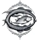 Pisces Gemini and Libra tattoo design idea