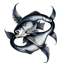 Pisces Gemini and Libra tattoo design idea