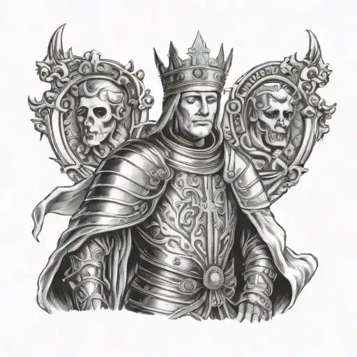 king Baldwin IV tattoo design idea
