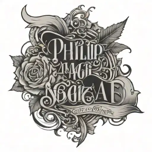 Philippians 4 6 7 tattoo design idea