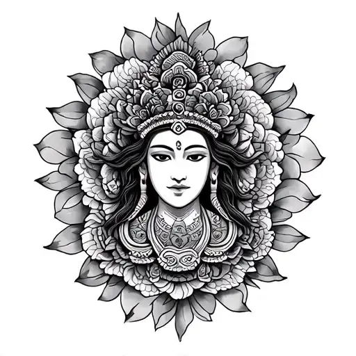 tibetan tattoo design idea