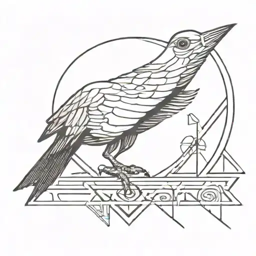 cuckold symbol incorporated tattoo design idea