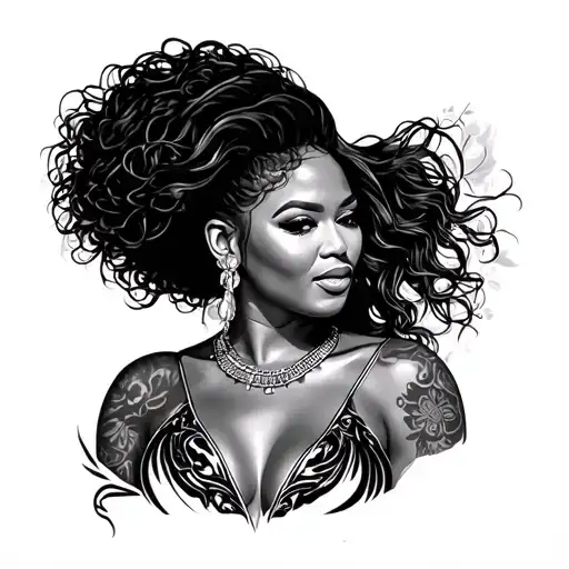 Beyonce tattoo design idea