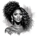 Beyonce tattoo design idea