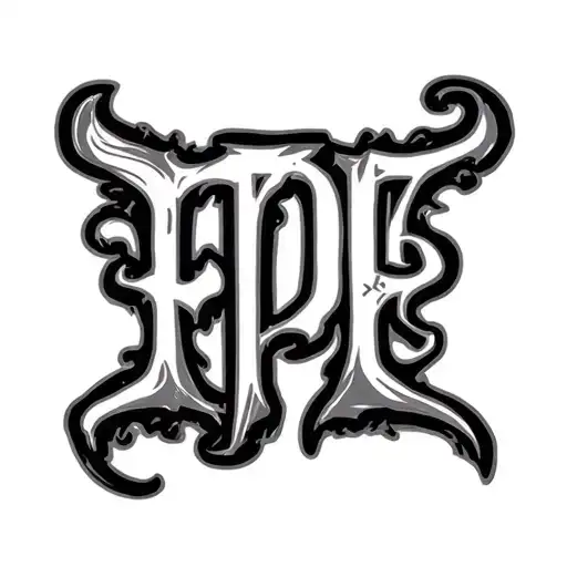 FTP inscription in $uicideboy$ tattoo design idea
