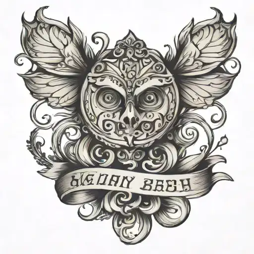 Child Birth Date tattoo design idea
