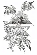 Create a tattoo of life mission of the best contractor in development of nepal tattoo design idea