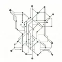 matrix code flowing tattoo design idea