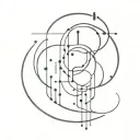 matrix code flowing tattoo design idea