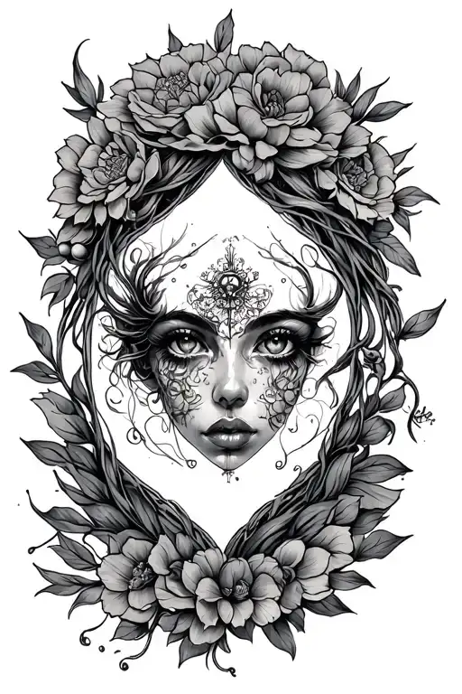 life story Gemini tattoo design idea