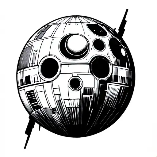 deathstar, Luke tattoo design idea