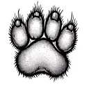 pet memorial tattoo with my dog's paw print, but small/minimalistic that is also manly enough for my boyfriend to get ma tattoo design idea