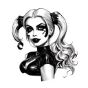 Harley Quinn tattoo design idea