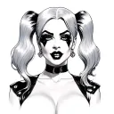Harley Quinn tattoo design idea