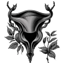 Vaginal tattoo design idea