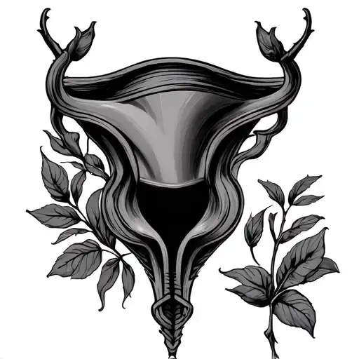 Vaginal tattoo design idea