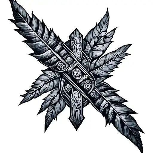 Ogham tattoo design idea