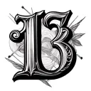 13 Roman Numeral tattoo design idea