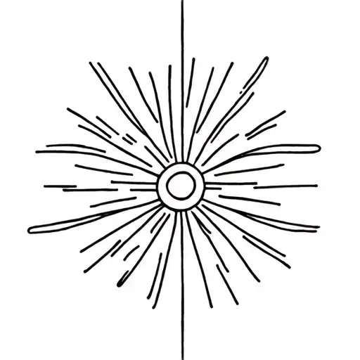 Sunshine tattoo design idea