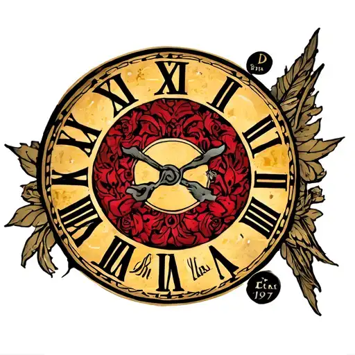 Est. 1979 Roman numerals tattoo design idea