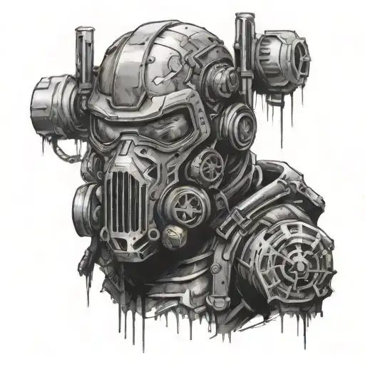 Stalker 2 theme sketch tattoo design idea