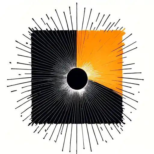 sun becomes rain tattoo design idea