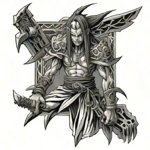 tattoo shaman king tattoo design idea