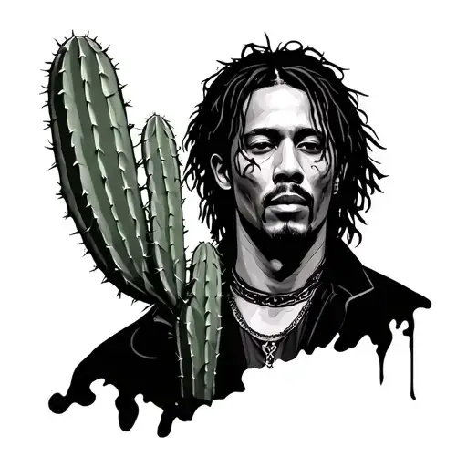 cactus jack travis scott tattoo design idea