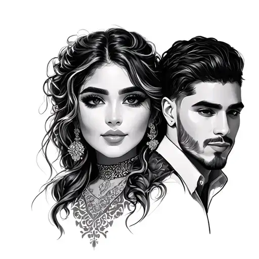 Merve Alejandra and Luis tattoo design idea