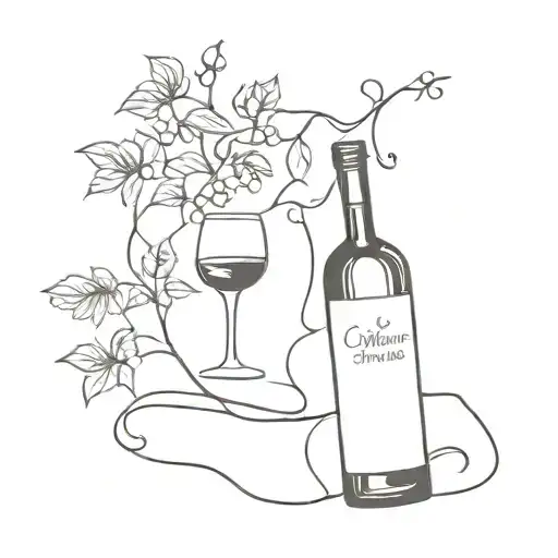 "Please bring me my wine" He said, "We haven't had that spirit here Since 1969" tattoo design idea